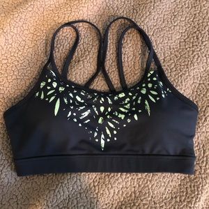 Gaiam navy blue sports bra